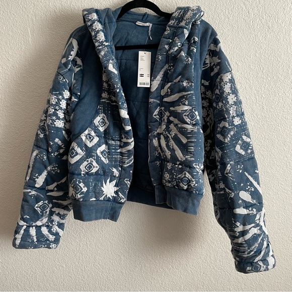 Urban Outfitters UO Hooded Sweatshirt Cardigan Top Dolman Oversized Coat M - Picture 1 of 9